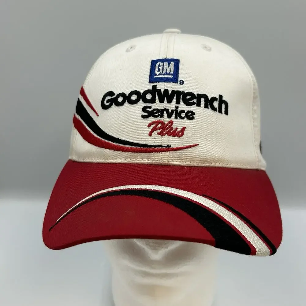 Vintage GM Goodwrench Service Plus Snapback Hat Chase Authentics NASCAR W3